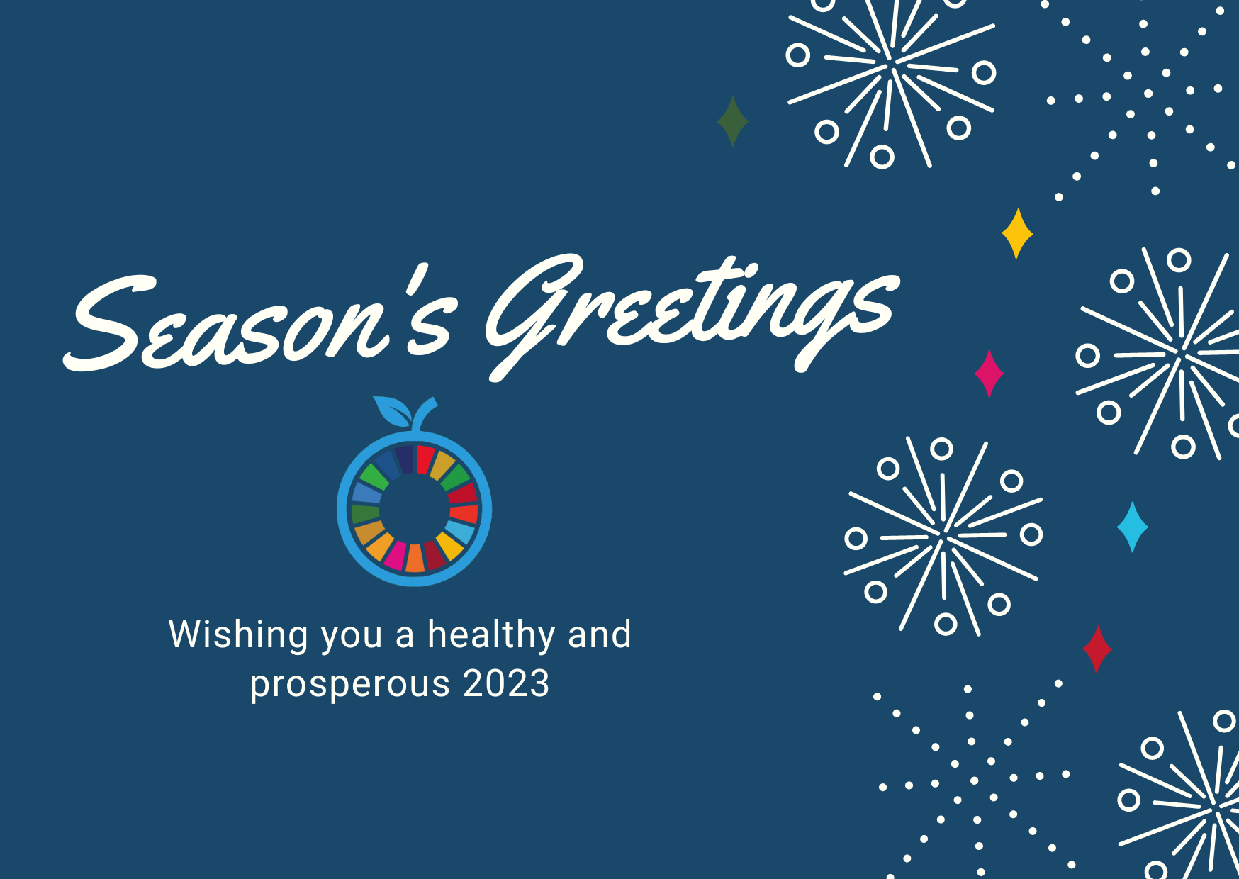Season's Greetings and a Happy New Year! Season's Greetings card from the Hub