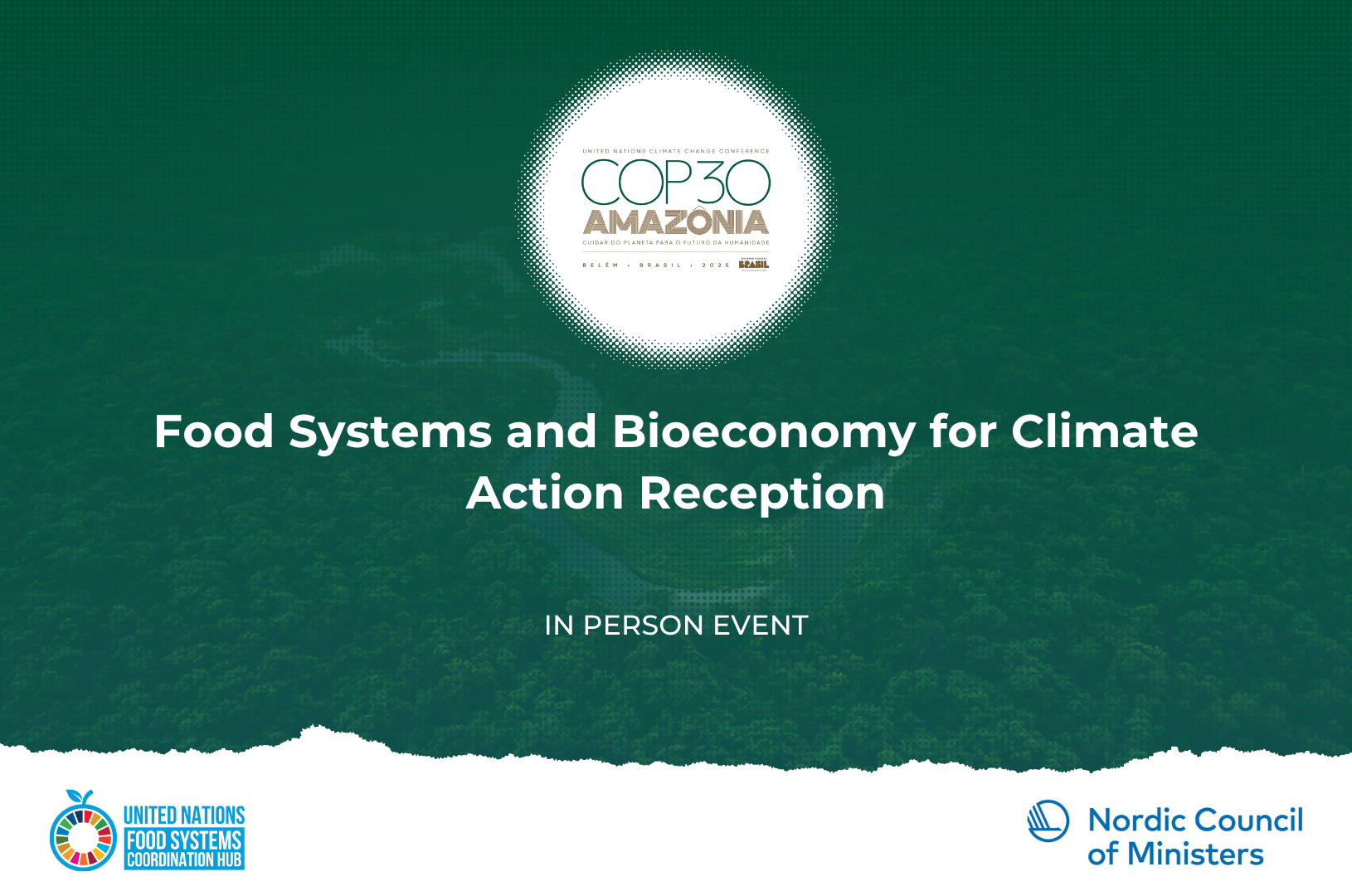 COP30 Food Systems and Bioeconomy for Climate Action Reception