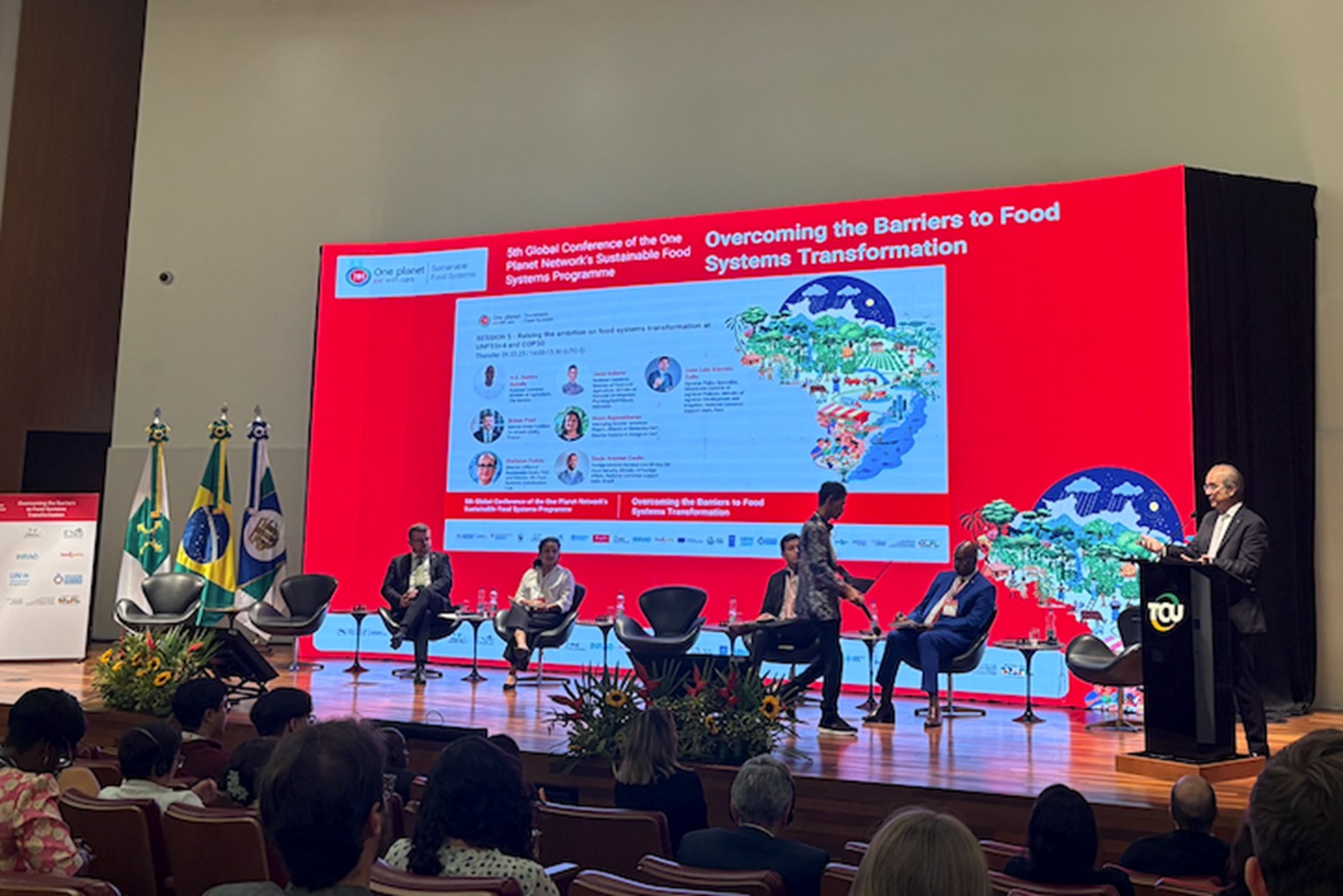 Raising the Ambition on Food Systems Transformation at UNFSS+4 and COP30: The Hub's Role at the 5th Global Conference of the One Planet Network's Sustainable Food Systems Programme